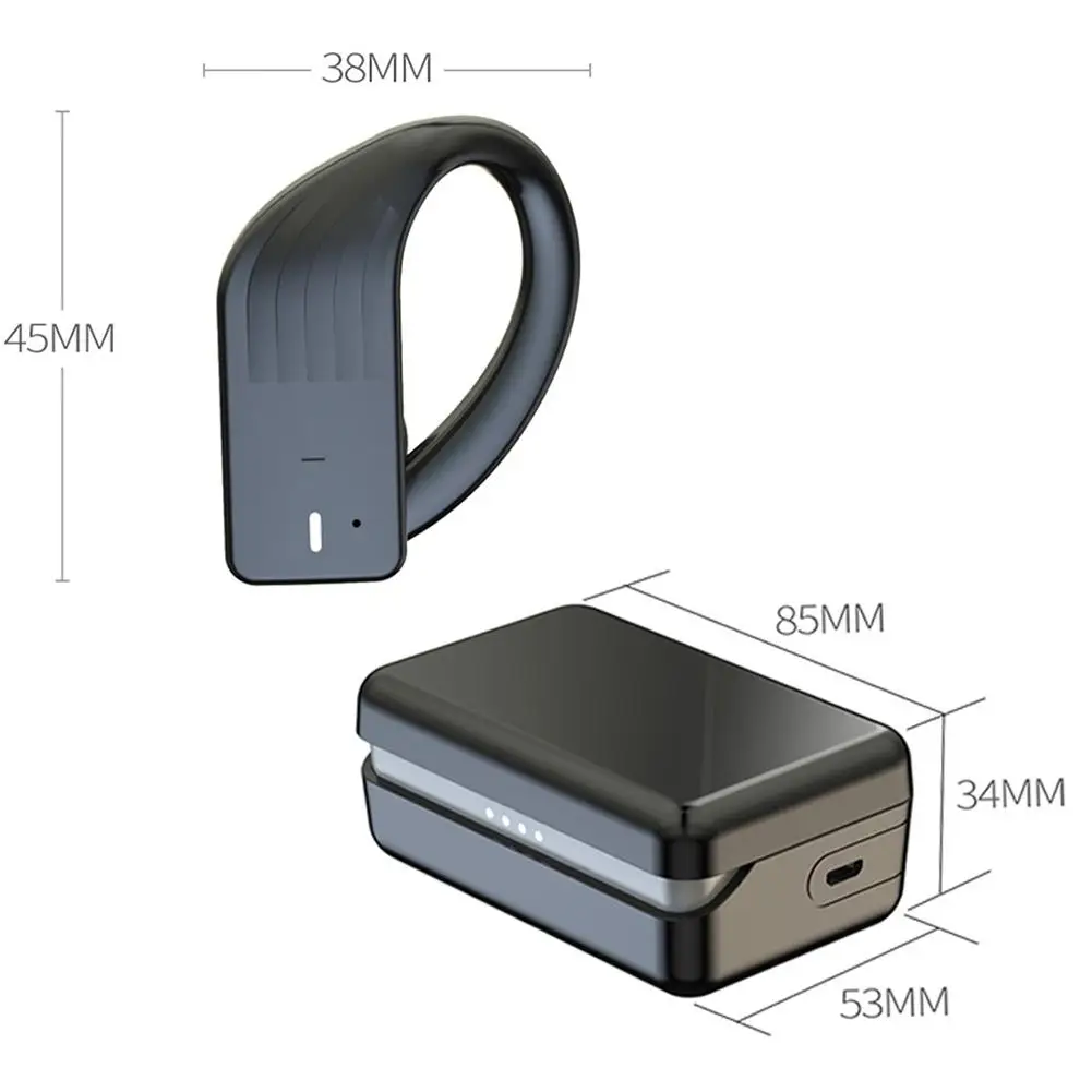 Bluetooth наушники K40 Bluetooth беспроводная гарнитура спортивные наушники 5,0 бинауральные сенсорные водонепроницаемые с зарядным отсеком