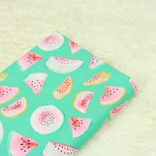 Светильник зеленый Чистый хлопок простая ткань арбуз напечатанный Чистый хлопок ткань Сделай Сам Поплин Ткань для лоскутное домашнее текстильное изделие