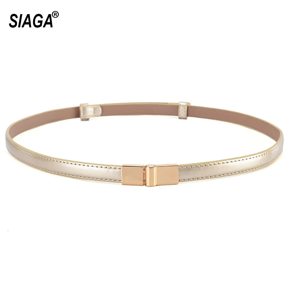 Design Real Genuine Waistband Belt Painted Leather Slim Belt Female Styles Skirt Decorative Accessories for Girls FCO208