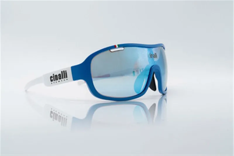 Синий Cinali C-068 солнцезащитные очки для велоспорта гоночные очки для занятий спортом на улице TR90 оправа Очки w/черные поляризованные линзы для garmin shimano Rider - Цвет: Синий