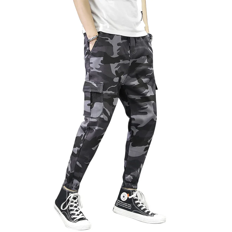 19 брюки Для мужчин мешки длиной до щиколотки с камуфляжным принтом Комбинезон Молодежные луч ноги зауженные штаны шаравары жаночыя Для Мужчин's(пять ночей у Фредди