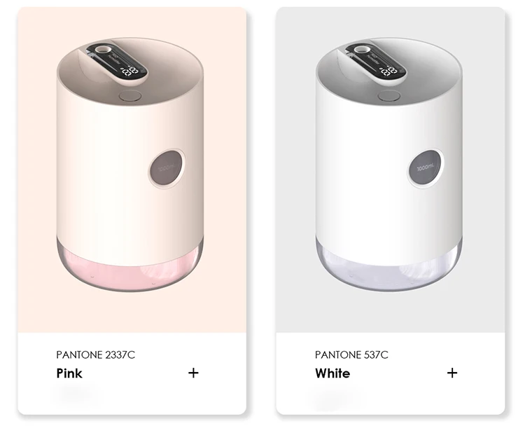 1L Built-in battery Air Humidifier With 3000mAh Battery Ultrasonic Essential Aroma Oil Diffuser Home Portable Air Purifier Mist