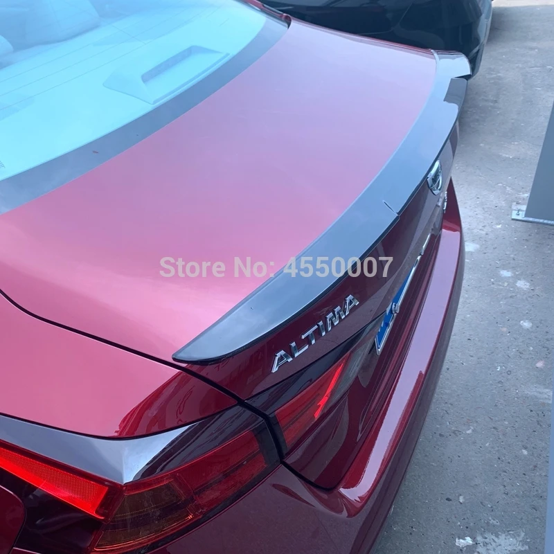 Для Nissan New Altima Teana ABS пластик грунтовка Цвет Внешний задний спойлер задний багажник загрузки крыло украшение автомобиля стиль