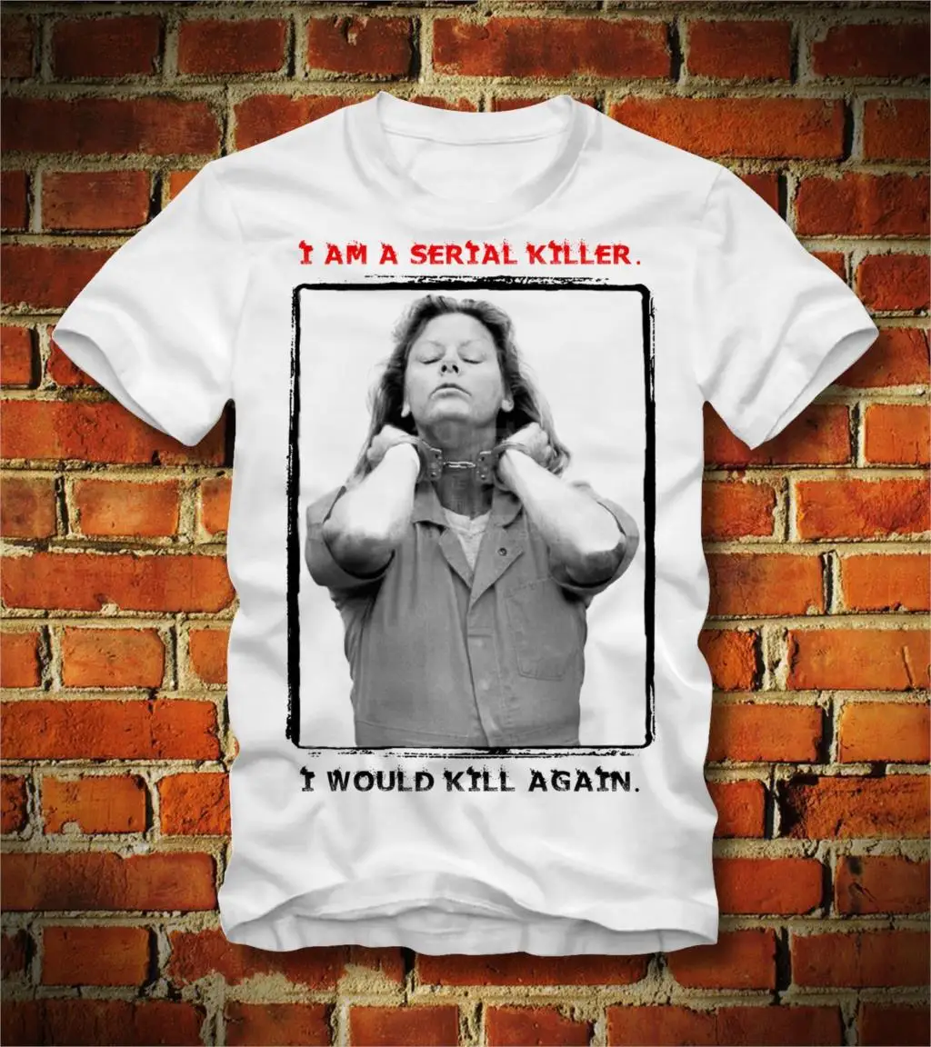 BOARDRIPPAZ футболка AILEEN WUORNOS whole BUNDY DAHMER SERIAL KILLER SERIENMORDER 100% хлопок с коротким рукавом и