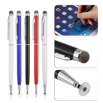

2in1 Capacitive Pen Touch Screen Drawing Pen with Conductive Touch Sucker Microfiber Touch Head for Tablet PC Smart Phone