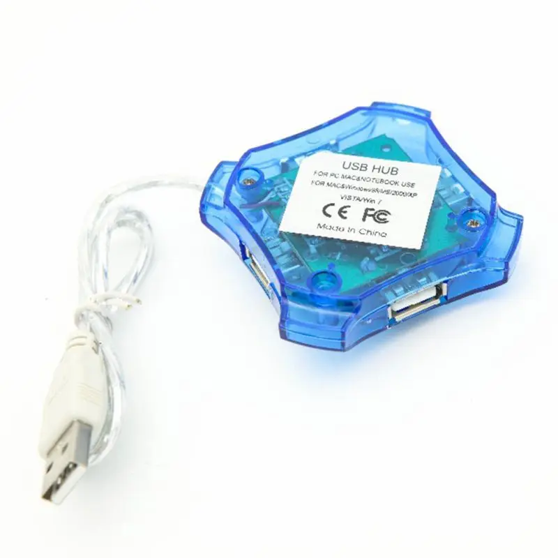 Для ПК ноутбук USB концентратор 4 порта USB синхронизация передачи данных портативная Центральная станция