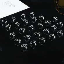 1 個銀色のフル掘削ため女性パーティー好意指バレンタインの宝石類のギフトのためのお土産(China)