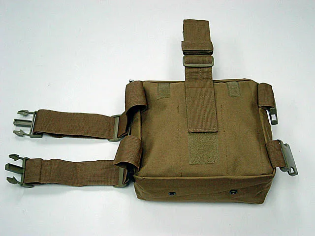  Army Military Molle Tactical DUMP Drop Leg Panel Utility Pouch Paintball Airsoft Storage Magazine C