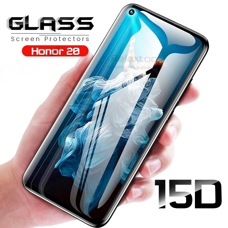 

15D Tempered Glass For Huawei Honor 20 Phone Screen Glass Protector On Honor View 20 v20 20i 20Lite Lite Light Protective Film