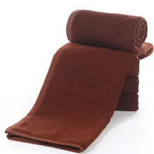 Напрямую от производителя! Распродажа, специальное предложение, Однотонные натуральный хлопок ванна Полотенца Кофе темно Цвет Красота салон, отель трубка