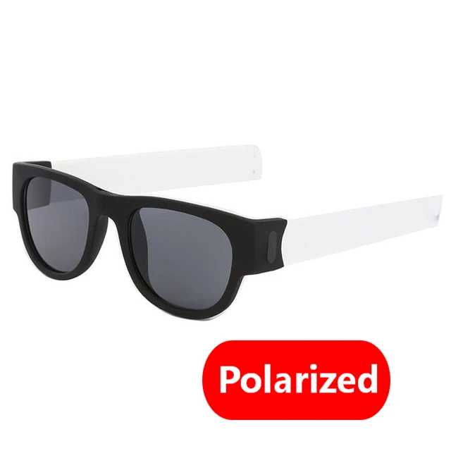 White Polarized Необычный браслет для мужчин поляризационный браслет дамы браслет солнцезащитные очки мотоцикл автомобиль солнцезащитные очки складные солнцезащитные очки горячая распродажа - Название цвета: White Polarized