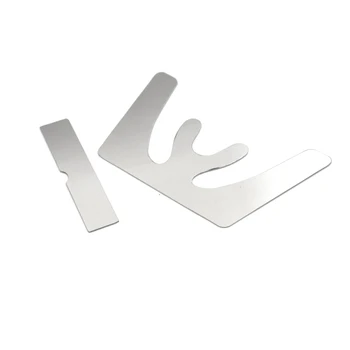 

Dental Occlusal Maxillary Casting Jaw Fox Plane Plate Autoclavable 1Set Stainless Steel