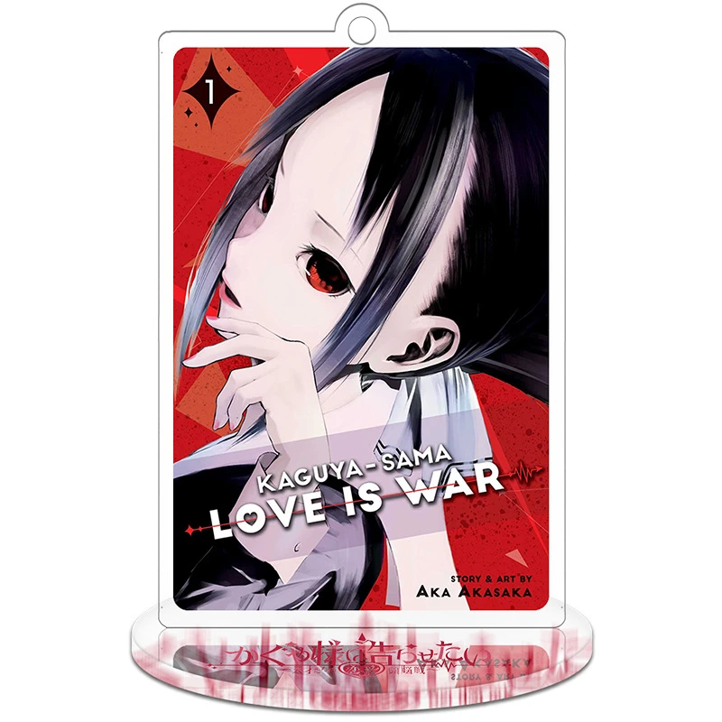 Height 9cm Kaguya Sama Love Is War Anime Action Figure Toy Acrylic Keychain Decorative Ornaments Action Figures Aliexpress