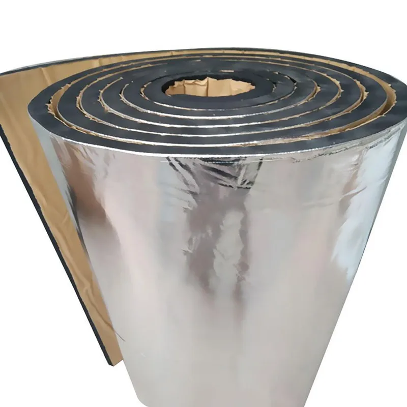 Автомобильная звуковая теплоизоляционная прокладка серебристая алюминиевая фольга тепловой экран изоляции Deadener