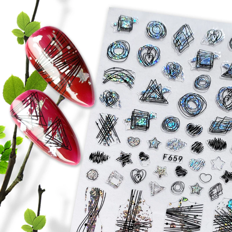 F659黑+镭射银产品效果图