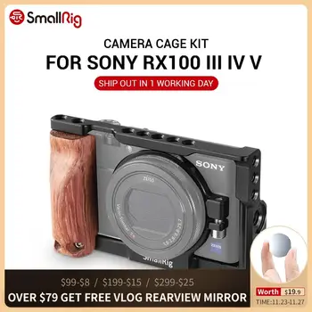 

SmallRig RX100 Camera Cage Kit for Sony RX100 III IV V Camera Stabilizer for RX100 M3 M4 M5 M5A for velogging 2105