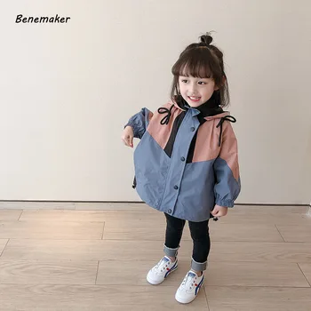 

Benemaker 2020 Windbreaker For Girl Boy Jacket Stitching Baby Coat Children's Clothing Kids Clothes Roupas Infantil Menina NA089