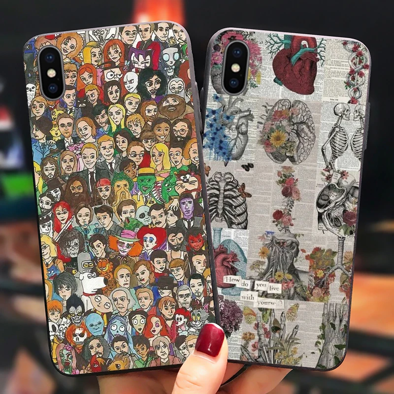 Чехол с черепом для huawei P Smart P8 P9 P10 2018 2019 mate 20 honor 8A s 10 9 Pro Y7 Y9 Coque Huawi P20 Lite чехол |