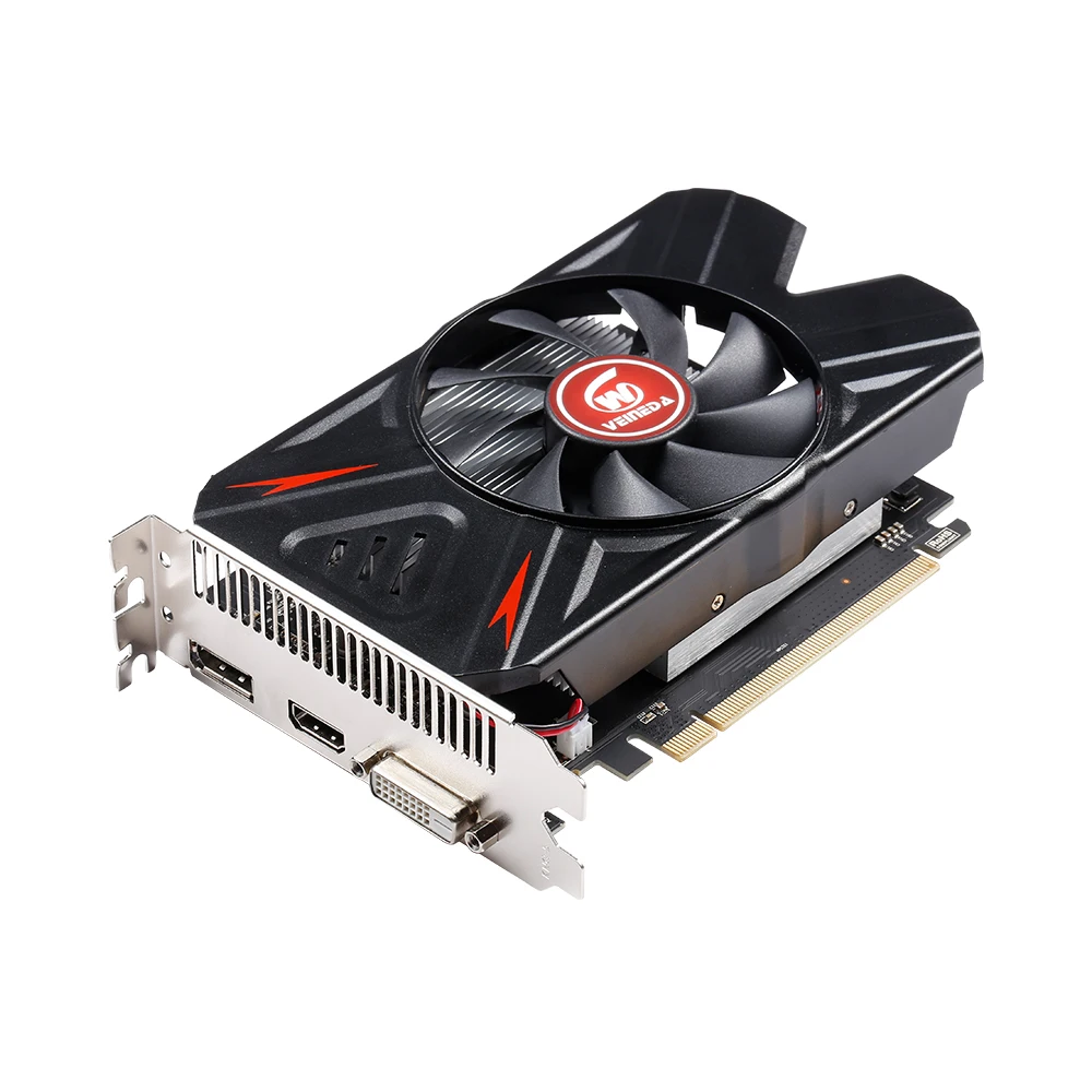 Видеокарта VEINEDA Radeon RX 550 4 ГБ GDDR5 128 бит для игрового настольного компьютера, видеокарты PCI Express3.0 для карты Amd-4