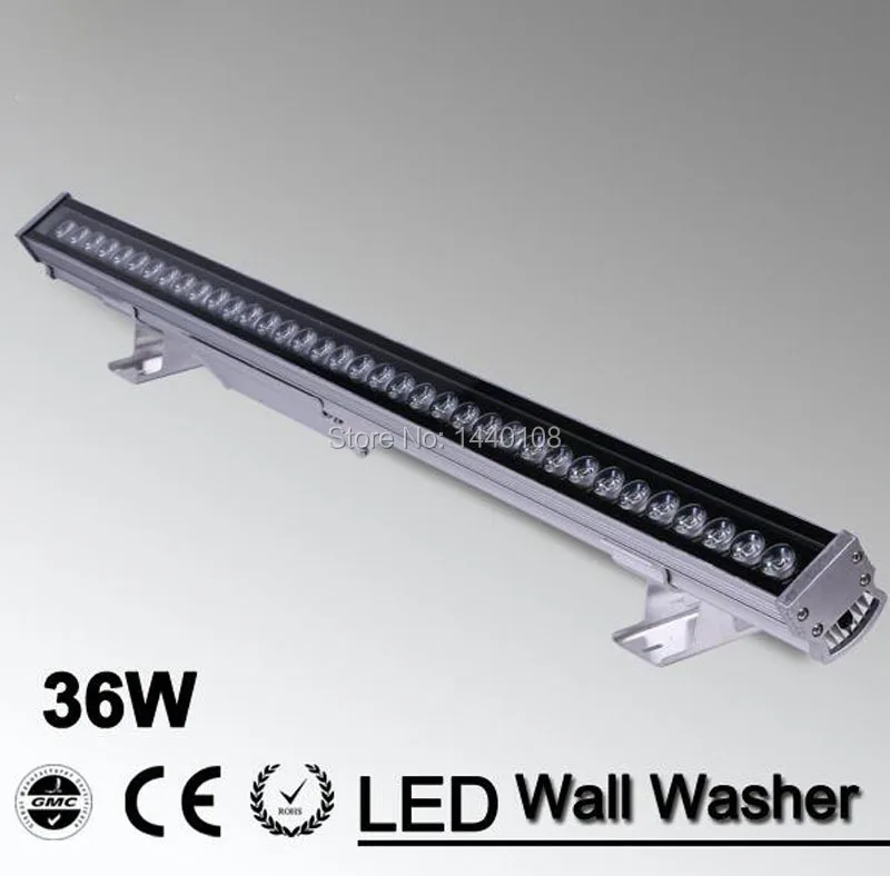 10pcs/lot 36w LED wall washer light lamp LED flood light spot lamp project 36W led AC85-265V RGB and single color