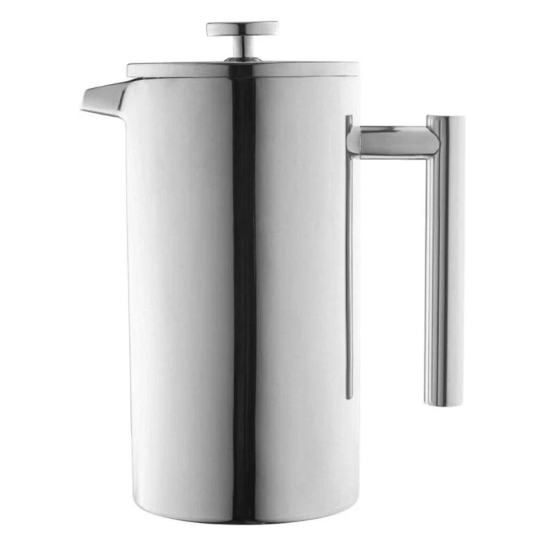 

French Press Coffee Maker Stainless Steel Coffee Percolator Pot,Double Wall & Large Capacity Manual Cafetiere Coffee Containers