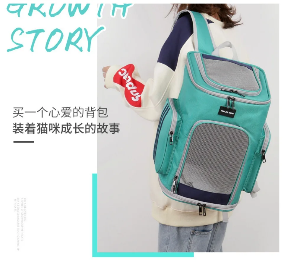 Title 30, Pet Cat Carrier Backpack Transparent Travel Car...