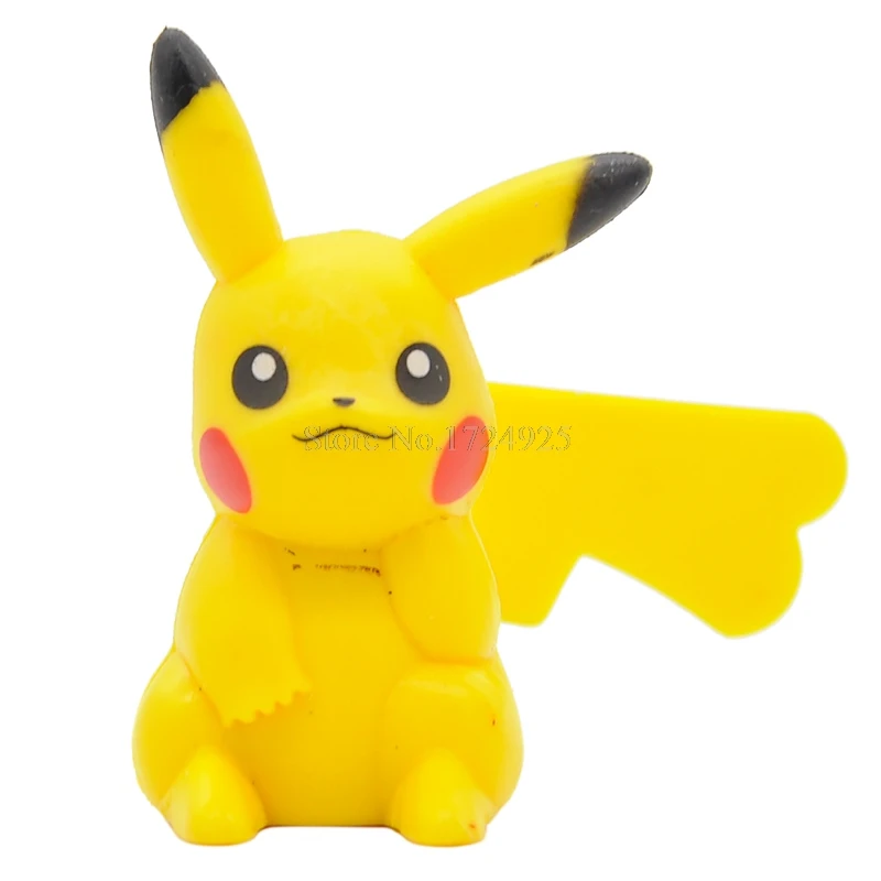 D Pikachu Одна распродажа, милые куклы из мультфильма, Милый Пикачу, Psyduck, фигурки из смолы, развивающие наборы, модели игрушек для детей - Цвет: D Pikachu