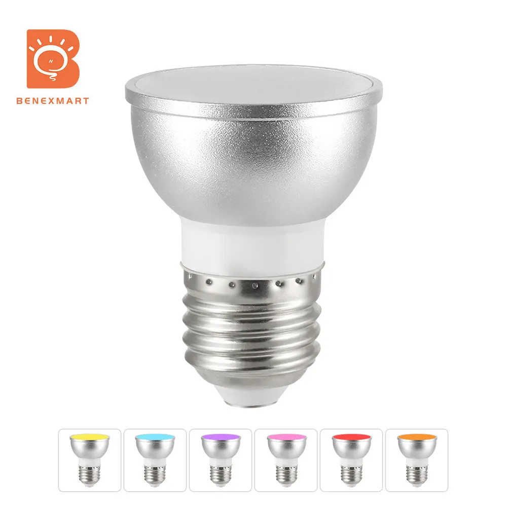 

Benexmart Gu10 Tuya WiFi LED Light Bulb RGBCW Dimmable Lamp E27 Spotlight Alexa Google Home Smart Life App Remote Control Timer