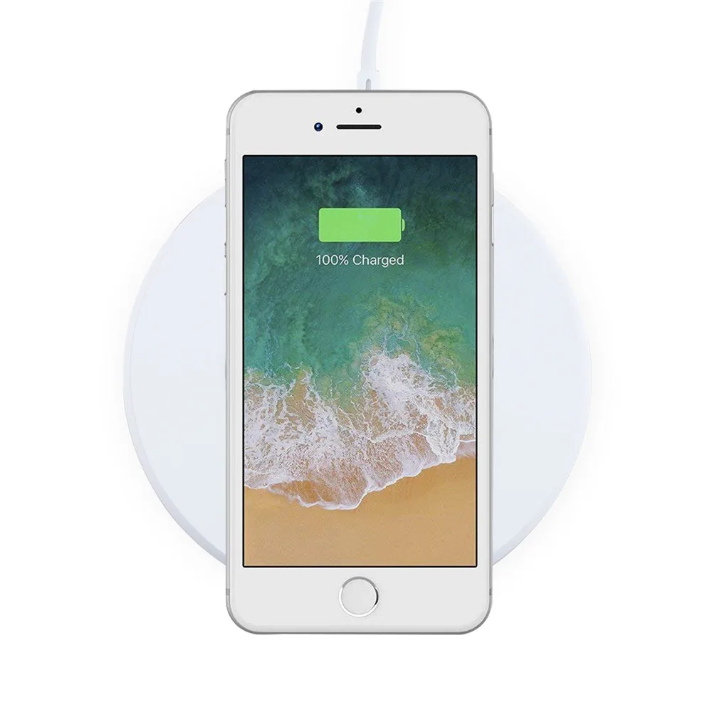 Беспроводная зарядная док-станция Универсальное зарядное устройство для мобильного телефона iPhone XS XR портативное зарядное устройство Беспроводное зарядное устройство для samsung S9 Xiaomi
