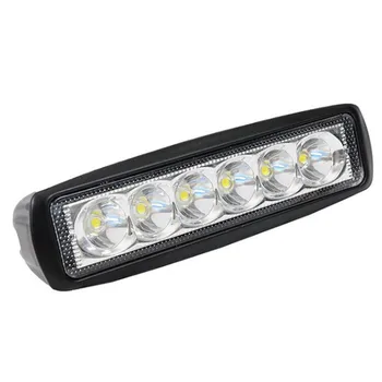 

Universal Car Flood Lamp Driving Fog Offroad LED Work Car Light 18W 12V LED 4WD led beams Work Light Bar Spotlight