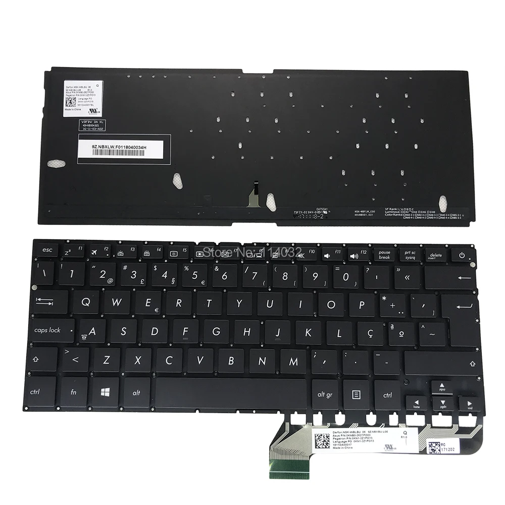 Substituição teclados backlit teclado para ASUS zenbook