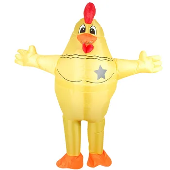 

Adult Men Women Cock Animal Inflated Garment Halloween Cosplay Inflatable Costumes for Carnival Party Show Performance Promotion