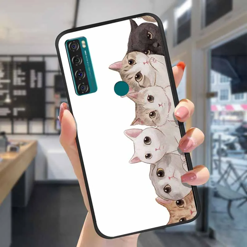 3D Relief Silicone Cartoon Embossed Covers - Durable Back Case Bumper Coque