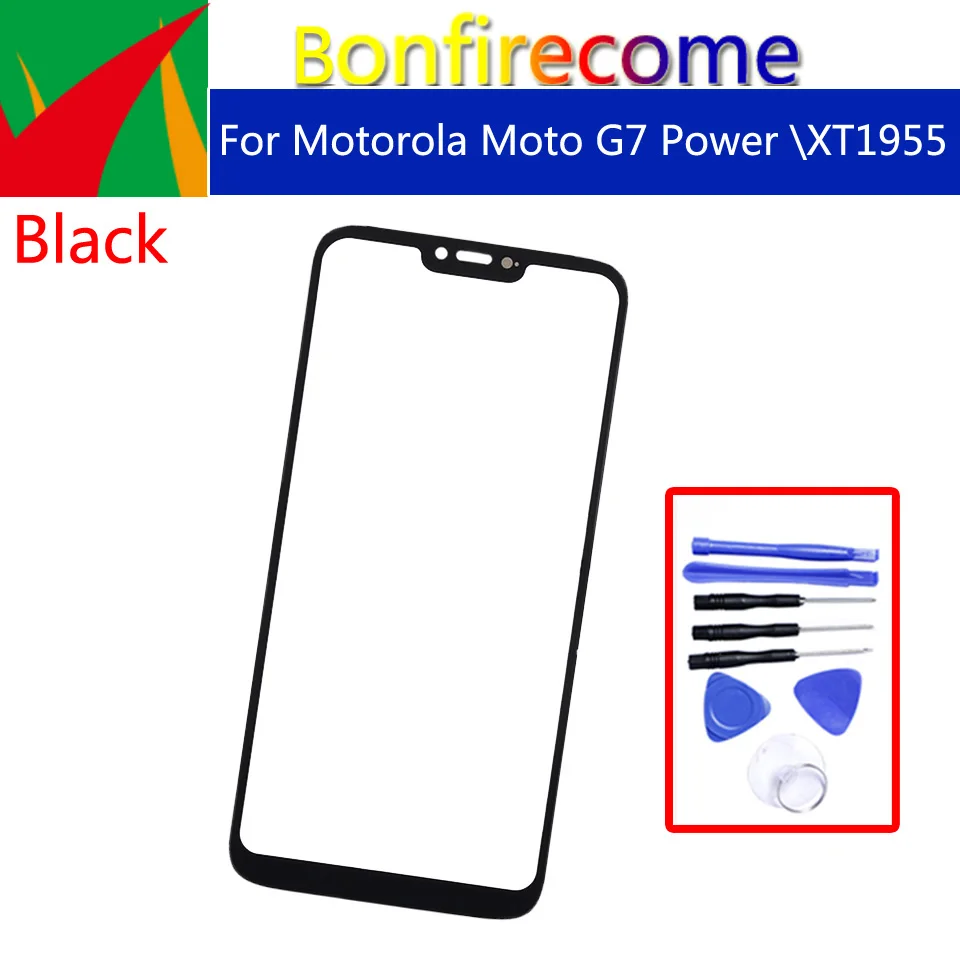 6.2&quot Touchscreen For Motorola Moto G7 Power XT1955 Touch Screen Front Panel Glass Lens LCD Outer | Мобильные телефоны и