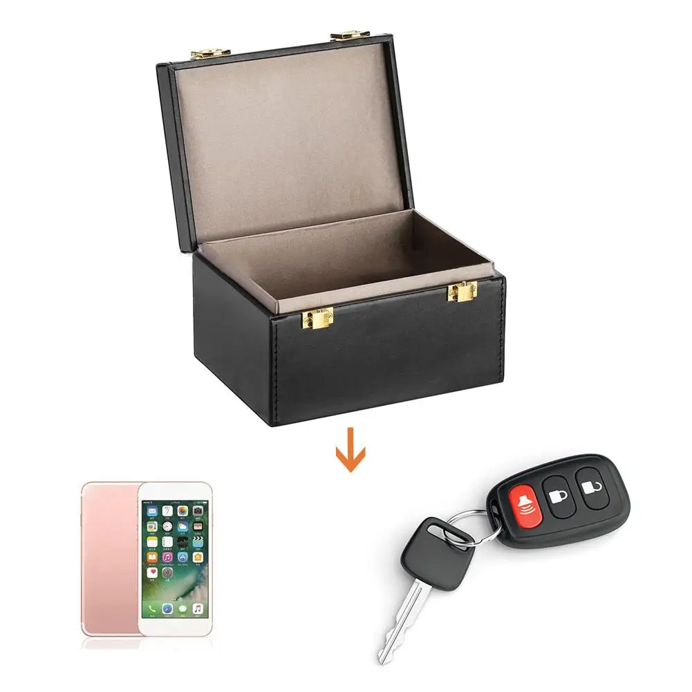 Faraday коробка сигнала блокатор коробка для ключей от автомобиля Fob телефоны карты вызова и RFID чехол для блокировки сигнала телефона чехол автомобильный ключ противоугонные защитные коробки