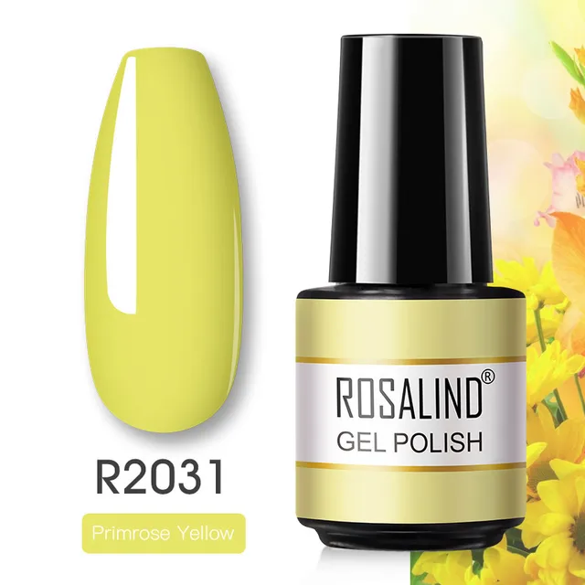 ROSALIND Gel Nail Polish Glitter Gel For Manicure Art Semi Permanent Hybrid Varnish Need UV LED Base Top Coat Nail Polish RAR2031