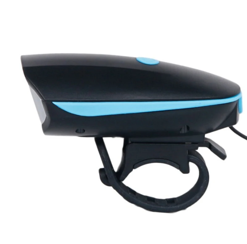 Clearance Bicycle Bell USB Charging Flashlight Bike Horn Light Headlight Cycling Multifunction Ultra Bright Electric 120db Horn Bell 1