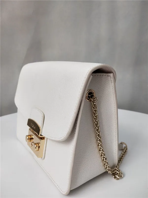 Оригинальные женские сумки FURLA, высококачественные женские кожаные сумки среднего размера, белый цвет, размер 21 см* 9 см* 15 см
