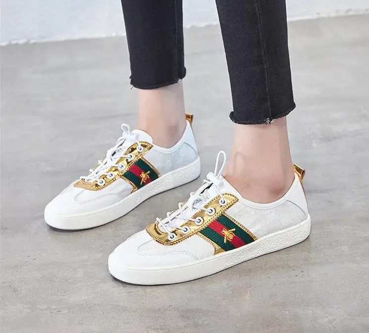 Buty/Модные женские кроссовки; коллекция года; женская повседневная обувь на платформе; женские кроссовки; парусиновые кроссовки; basket femme; кроссовки; женская обувь - Цвет: Белый