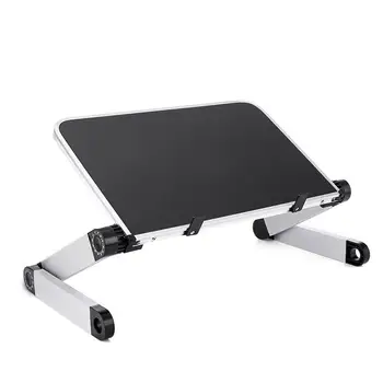 

Alloy Laptop Portable Foldable Adjustable Laptop Desk Computer Table Stand Tray Notebook PC Folding Desk Table