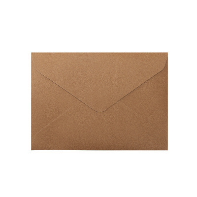 16x11.5cm Vanilla Paper Bronzing Business Invitation Envelope Wedding Invitation Envelope Customization