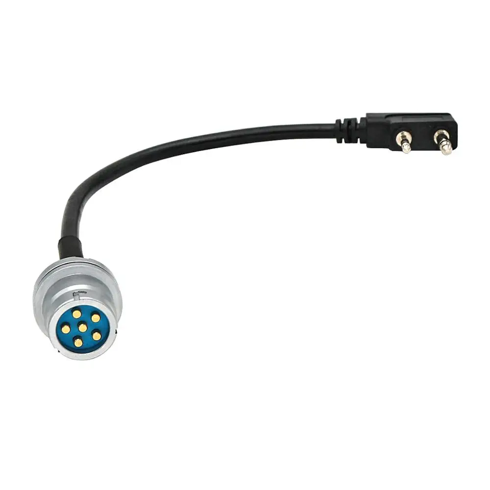 U-283/U 6 pin plug turn to kenwod socket adapter for AN/PRC 152 / PRC 148 Harris dummy radio case walkie-talkie DIY connector