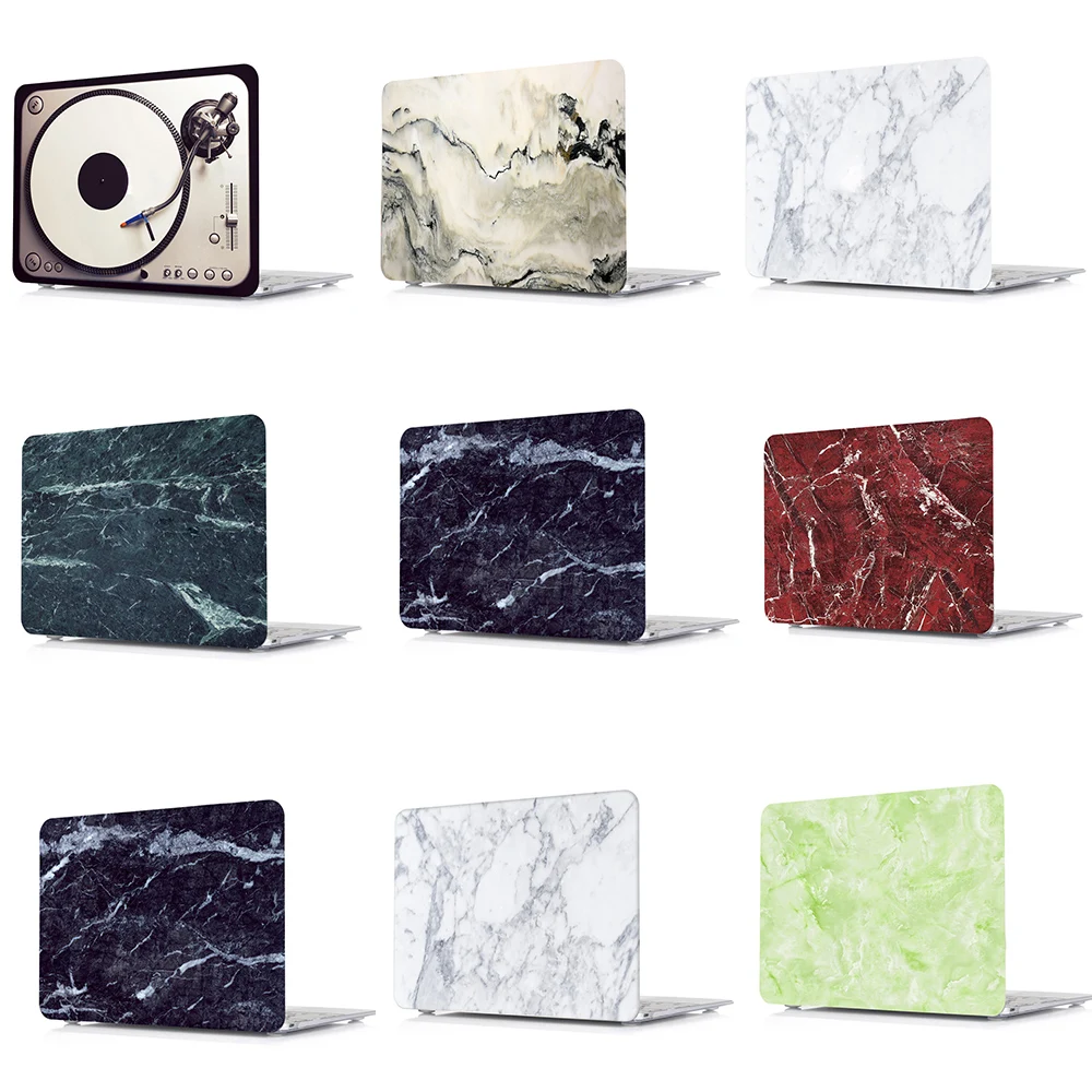 Твердый чехол для ноутбука с мраморным рисунком + клавиатуры Macbook Air11 13 M1A2337 Pro 15 16