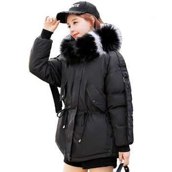 

Nicesnowl autumn&winter sale Women new Fashion cotton Down jacket new design long Parkas warm Jackets Female winter coat