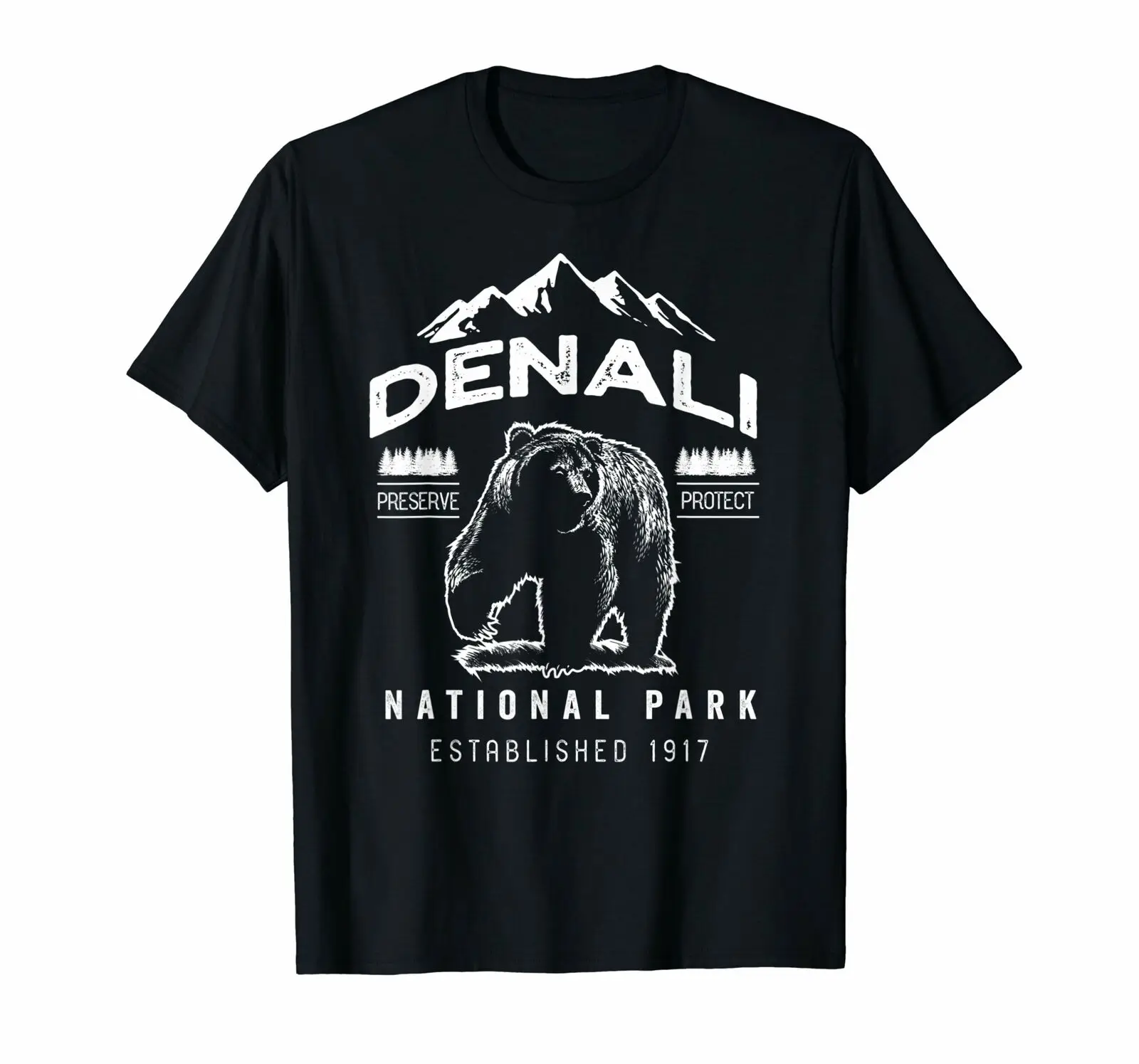 НОВЫЙ Denali национальный парк рубашка Аляска футболка | Мужская одежда