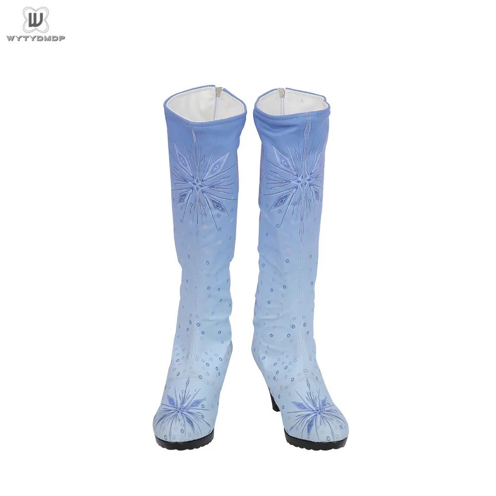 Adulto Neve Coltiva La elsa; платье; костюм; Stivali Principessa di Ghiaccio queen di; костюм на Хэллоуин; костюм Эльзы и Анны