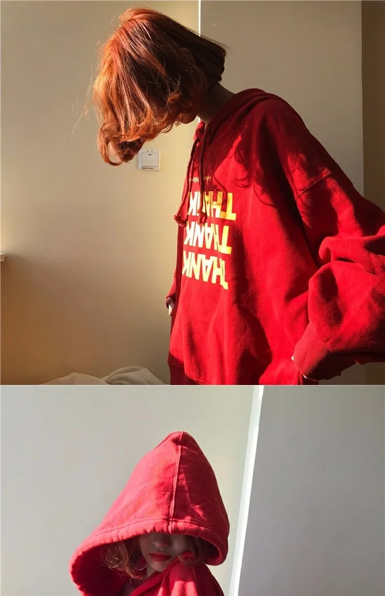Sudadera Mujer, корейский стиль, Толстовка для женщин, одежда, Harajuku, с принтом, длинный рукав, флис, с капюшоном, кофты, женские толстовки