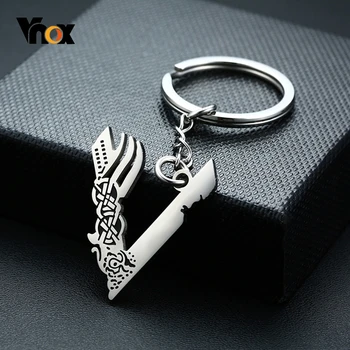

Vnox Stylish Mens Viking Key Chains Stainless Steel Male Jewelry