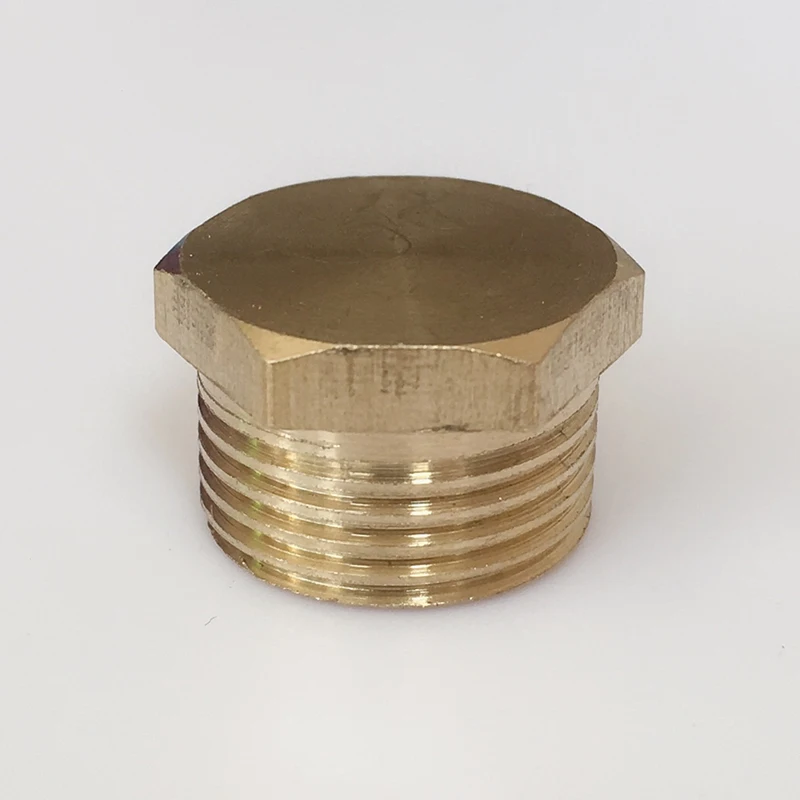 Male And Female Thread 1/8" 1/4" 3/8" 1/2" 3/4" Brass End Cap Plug