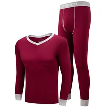 Новое мужское тонкое термобелье из хлопка, осенняя одежда, длинные штаны, хлопковый свитер, тонкое нижнее белье из хлопка